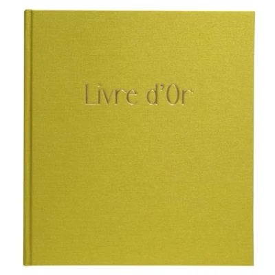 Image de Exacompta Réf. 47789E 1 LIVRE D&#039;OR POP&#039;N CO Format compact 21 x 19 cm Tranche et marquage or avec inscription 140 pages blanches unies Couleur Lime