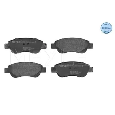 Image de MEYLE 025 239 5917 Jeu de plaquettes frein ORIGINAL Quality Essieu avant contact signal d&#039;usure exclu avec tôle anti bruit