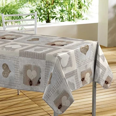 Image de douceur d&#039;intérieur COSY COEUR NAPPE RECTANGLE, 140 x 300 cm