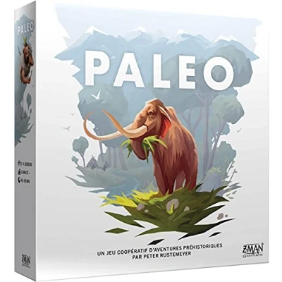 Image de Z Man Games Paelo Jeu De Société Pour Enfants dès 10 Ans 2 À 4 Joueurs 40 60 Minutes Plongez Dans Un Univers Préhistorique Et Survivez Comme Nos Ancêtres En Français
