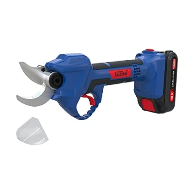 Image de Güde ASC 18 201 05 K Coupe branches sans fil Easy Energy Exchange Brushless Series, Lithium Ion, V, jusqu&#039;à 30 mm d&#039;épaisseur de branche, lames dérivation haute qualité, interrupteur
