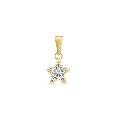 Image de Amberta Allure Pendentif avec Zircone pour Femme en Or 9 Carats: Étoile
