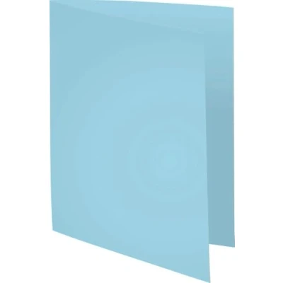 Image de Exacompta Réf. 420000E Carton de 5 paquets 100 chemises semi rigides Forever® 170 g/m2 100% recyclées et certifiées Ange Bleu dim 24 x 32 cm pour format A4 couleurs assorties
