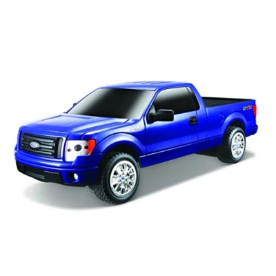 Image de Maisto Tech R/C Ford F 150 STX Voiture télécommandée à l&#039;échelle 1:24 2,4 GHz avec poignée Pistolet Commande partir de 5 Ans 20 cm Bleu (581518)