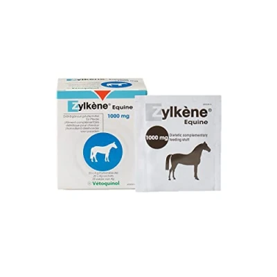 Image de Vetoquinol Zylkene Equine 20 x 4 g Complément Alimentaire diététique pour Chevaux Peut Aider à réduire Le comportement indésirable des dans Situations inhabituelles