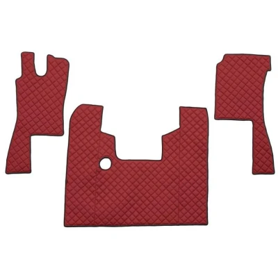 Image de F CORE FL18 RED Ensemble de tapis sol Similicuir avant 3 Rouge