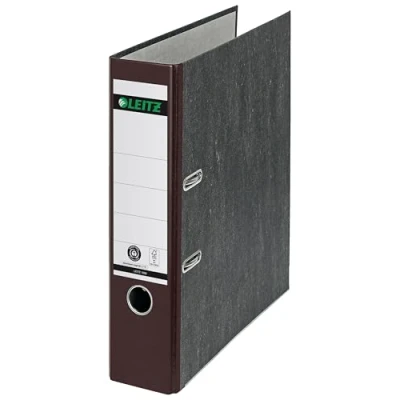 Image de Leitz 10805075 Classeur 180 Format A4 et Dos Large avec Encoches Marron