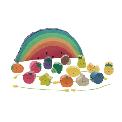 Image de Vilac Perles en Bois, Tutti Frutti Andy Westface, 7416, Multicouleur
