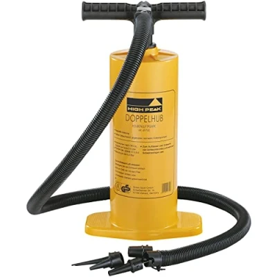 Image de High Peak Pompe double action Jaune 20,5 x 13,4 39,7 cm