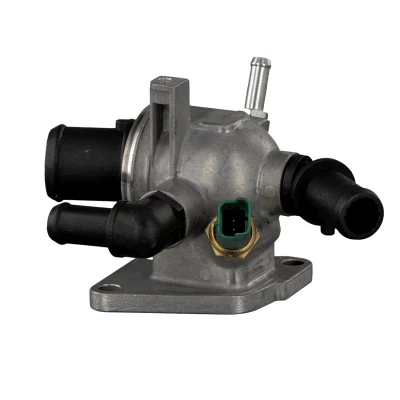 Image de FEBI BILSTEIN 36284 Boîtier du thermostat avec joint d&#039;étanchéite commutateur de température OPEL: Corsa D 3/5 portes, Astra H portes
