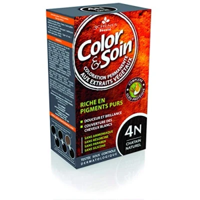Image de Les 3 Chênes Color &amp; Soin 4N châtain naturel