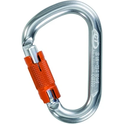 Image de Climbing Technology Snappy WG Twistlock Gris 2014 équipement d&#039;extérieur à Mousqueton