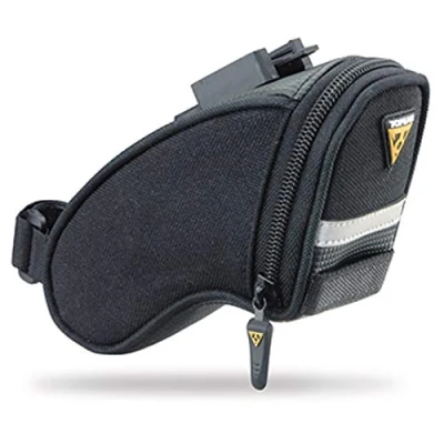 Image de TOPEAK Mixte Aero Wedge Pack Quickclick Sac de selle avec fixation, Noir, Taille Micro EU