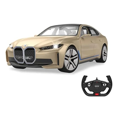 Image de JAMARA BMW i4 Concept 1:14 2,4 GHz Licence Officielle, env. 1 Heure de Conduite, 11 km/h, détails Parfaitement représentés, intérieur détaillé, éclairage LED, doré, 402108