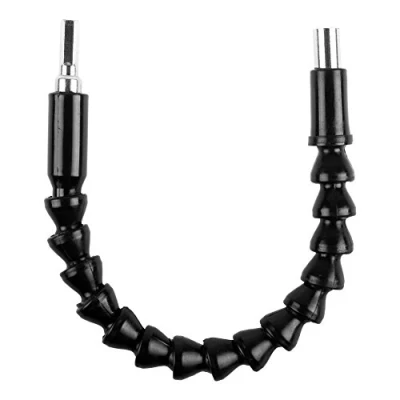 Image de Rallonge porte embout flexible cardan pour visseuse, perceuse, ideale les travaux mecaniques ou d¡¯entretien en general, 290 mm, noir