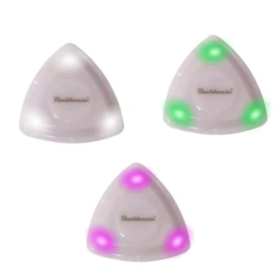 Image de Lot de 3 médiators guitare à LED, lumineux pour ukulélé, lumineux, rechange