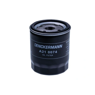 Image de DENCKERMANN A210074 Filtre à huile 3/4&quot; 16 UNF vissé FORD: FIESTA 6, Focus 2, 5, VOLVO: C30, V50, V40 3/5 portes, MAZDA: 2 5 portes
