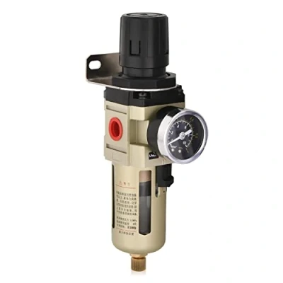 Image de Séparateur d&#039;eau Détendeur Régulateur d&#039;air comprimé pour compresseur comprimé, avec écran métallique, filtre 3/8 pouce