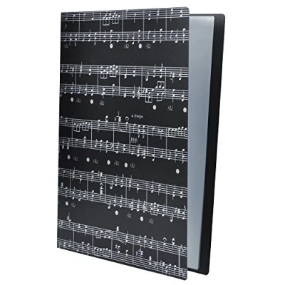 Image de Punk Classeur à Pochettes Pour Partitions Taille A4 eFile Affichage Noir Music Sheet Black
