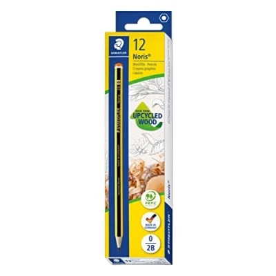 Image de Staedtler Noris 120 Crayon graphite 2B Lot de 12