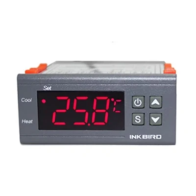 Image de Inkbird ITC 1000 Controleur de Température à 2 Relais 220 V avec Capteur,Thermostat Chauffage et Refroidissement,pour d&#039;eau,Pompe d&#039;aquarium,Ventilateur,Réfrigérateur