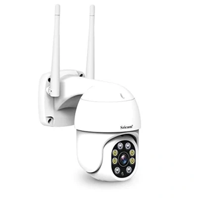 Image de OBA SP028 Caméra motorisée WiFi AP Hotspot sans Fil Infrarouge 2.0 MP HD IR Cut NVR P2P SD Audio 4 LED Lumineuses *Humanoid Detection *Audio *Vision Nocturne Couleur *IP66 *Pan Tilt