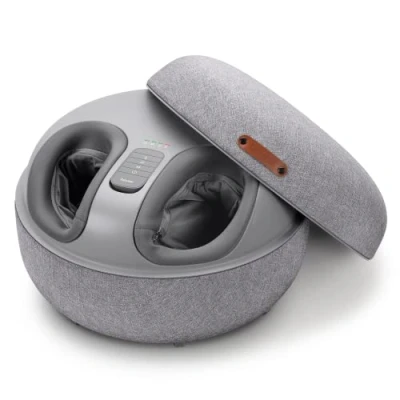 Image de Beurer FM 120 Appareil de massage shiatsu pour les pieds 2 en 1 et tabouret moderne, à compression d&#039;air bienfaisant, avec fonction chaleur activable, textile qualité supérieure