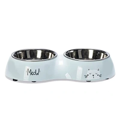 Image de Karlie Rana 522654 Gamelle pour Chat Bleu Clair 400 ML