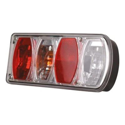 Image de CARPOINT 0413977 Feu arrière droite P21W 12, 10 30 rouge/jaune, limpide avec ampoules