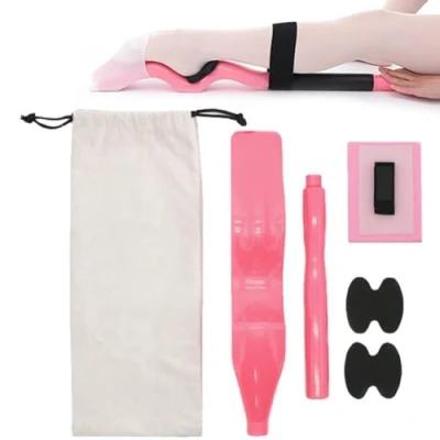 Image de Civière De Pied Ballet, Voûte Plantaire En Bois, Extensible, Rehausseur Plantaire, Coussinet Mousse Avec Bande Élastique Pour