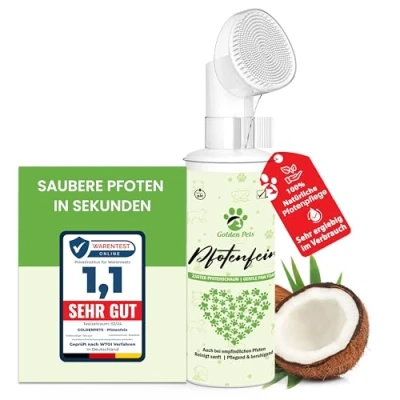Image de Test Note Very Good Nettoyant pour pattes de chien et chat 200 ml Mousse 100 % naturelle Nettoie nourrit sans eau Accessoires soins chiens +