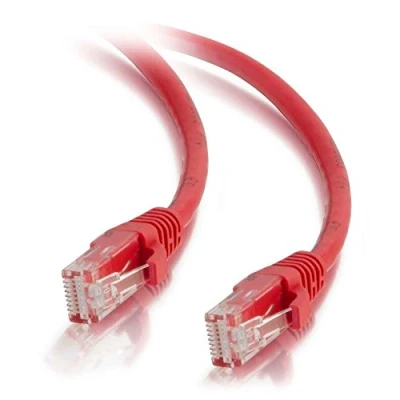 Image de C2G Câble de raccordement réseau Cat5e avec gaine non blindé (UTP) 1 M Rouge Neuf