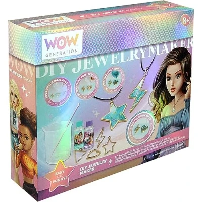 Image de WOW Generation Kit de loisir créatif création Bijoux DIY pour enfant dès 8 ans Fabrication en résine Fille