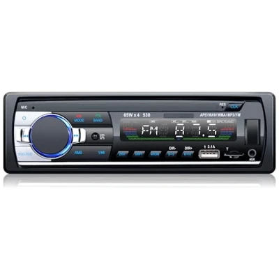 Image de iFreGo Bluetooth autoradio avec système Mains Libres, USB/TF/Lecteur MP3/radio Connexion AUX Voiture, FM télécommande 1 DIN RDS Fonction de Charge Rapide