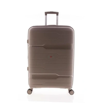 Image de Gladiator Rollen Trolley MIT Dehnfalte Valise à roulettes, Taille: One Size, Beige