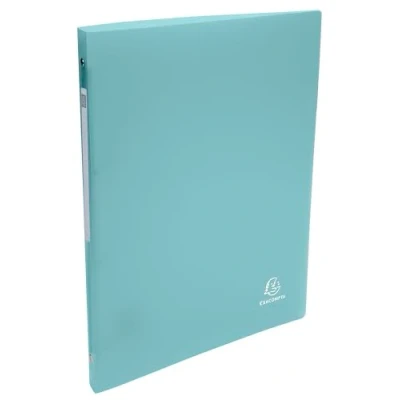 Image de Exacompta Réf. 51270E Paquet de 4 classeurs souples Skandi PP recyclé anneaux ronds dos 20 mm Format extérieur : 32x25 cm à classer A4 couleurs assorties