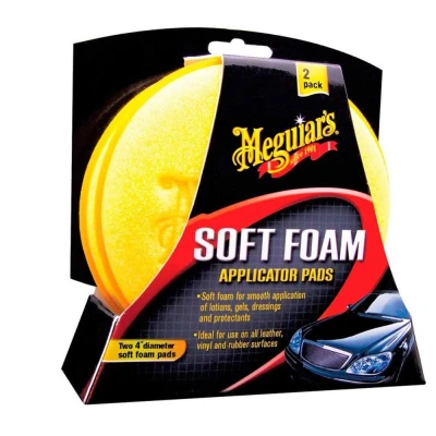 Image de Meguiars ME X3070 Soft Foam Applicator Pads Tampon Applicateur Mousse