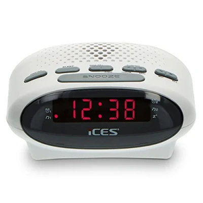 Image de Lenco Ices clock radio icr 210 white A002214