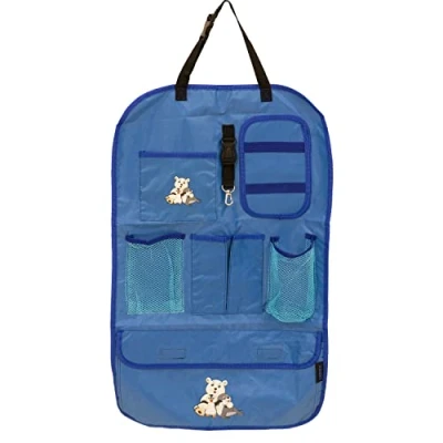 Image de Petex 44150105 Siège arrière org aniser, env. 41 x 64 CM, avec logo, bleu