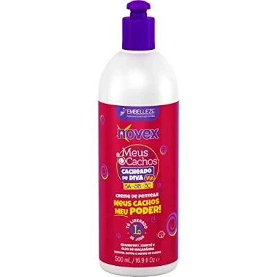 Image de Novex Embelleze My Curls Activator Intense Memorizer with Cranberry leave in conditioner 500g by