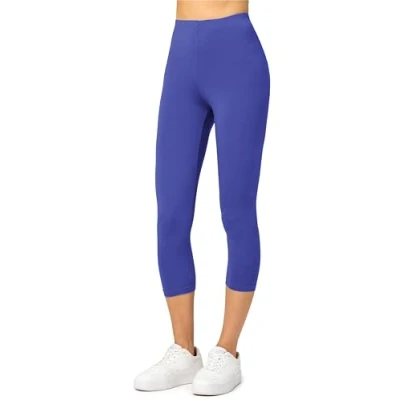 Image de Merry Style Leggings Femme 3/4 Confortable Viscose Pantacourt Tenue Sport Short Cycliste MS10 144 (Cobalt, M)
