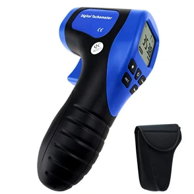 Image de 2.5 99999RPM Numérique Laser Tachymètre MAX/MIN Données TENIR Fonction