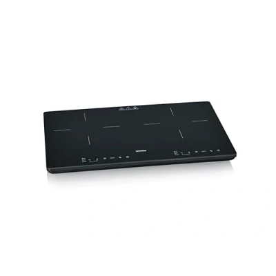 Image de Plaque de cuisson Doppel Induction 2 plans vitrocéramique Minuterie 180 min Tactile