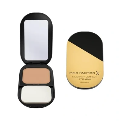 Image de MAX Factor Facefinity Compact Puder Poudre, Femme, Taille: 10 g, Porcelain