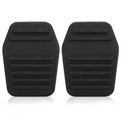 Image de Qiiilu Une paire Pédale de Frein D&#039;Embrayage Caoutchouc Couvre Pedale Protection Repose Pied Embrayage