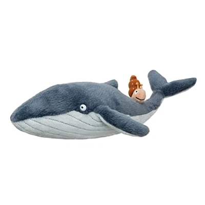 Image de AURORA Snail and The Whale Soft Toy, 61238, 7in, Grey, for Fans of Book by Julia Donaldson Axel Scheffler, Blue