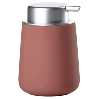 Image de Zone Denmark Nova Distributeur de Savon Dia 8 x 11,5 cm 0,25 Litre Peach Red