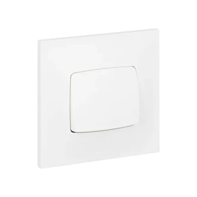 Image de LEGRAND Interrupteur Permutateur Neptune 10A Commande d&#039;Éclairage Monobloc Prêt à Installer Blanc