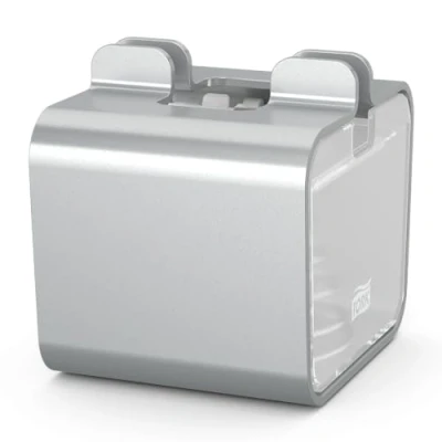 Image de Tork 274003 Distributeur de table pour serviettes enchevêtrées Xpressnap Snack, système N10 / Petit format Aluminium