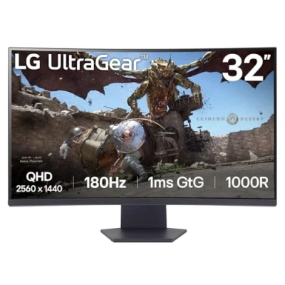 Image de LG 32GS60QC B écran plat de PC 80 cm (31.5 ) 2560 x 1440 pixels Quad HD LCD Noir Neuf